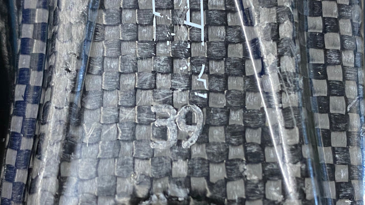 KC546 シディ SIDI WIRE VENT CARBON ビンディングシューズ 3穴 水色 EU39 1/2 ※かかと削れ