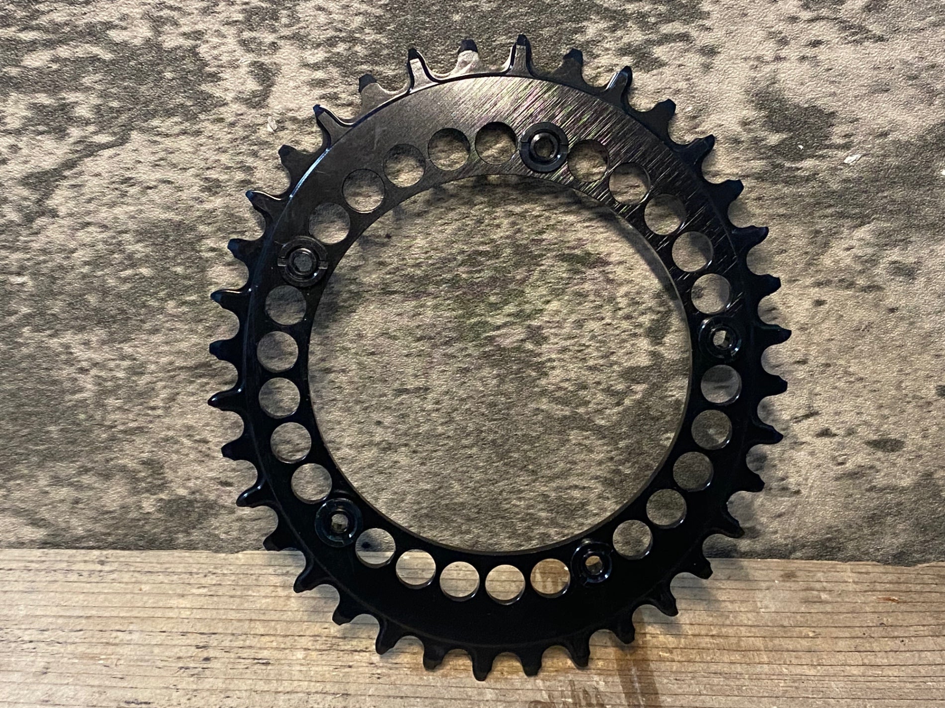 JP623 ストーン STONE 楕円 チェーンリング ナローワイド 36T BCD110