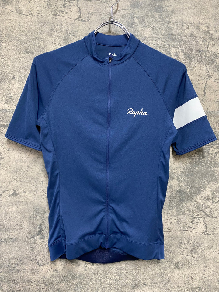 KC426 ラファ Rapha WOMEN'S CORE JERSEY 半袖 サイクルジャージ 青 XS レディース