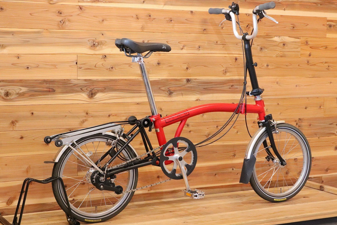 カスタム済み！ ブロンプトン BROMPTON M3R 16インチ 内装3段 外装2段 スチール ミニベロ 折り畳み 小径車 【広島店】