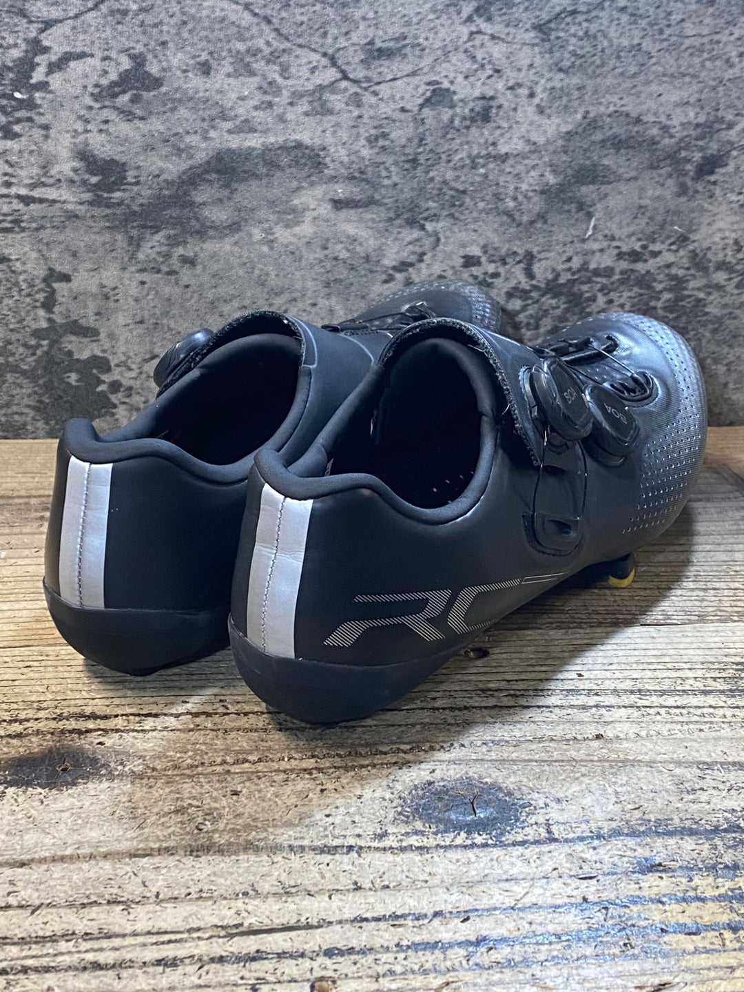 JW933 シマノ SHIMANO PC7 SHRC702M WIDE ビンディングシューズ 3穴 BOA シルバー 黒 EU41