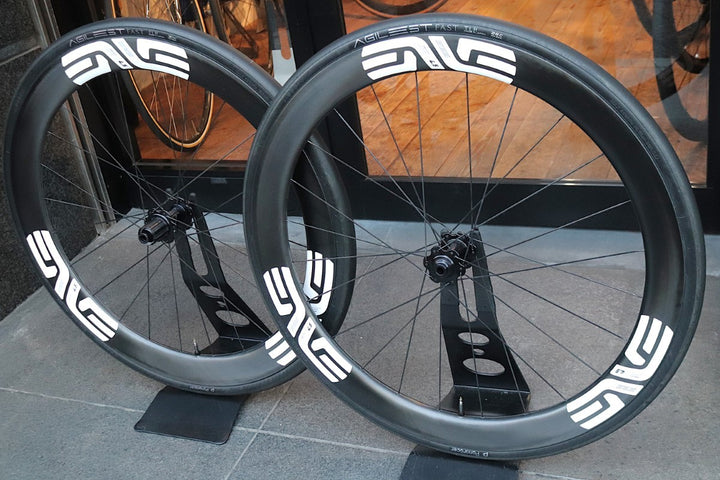 エンヴィ ENVE SES4.5 NEW カーボン チューブレス ホイールセット シマノ12/11S ワイドリム フックレス 鬼ベアリング 【東京南麻布店】