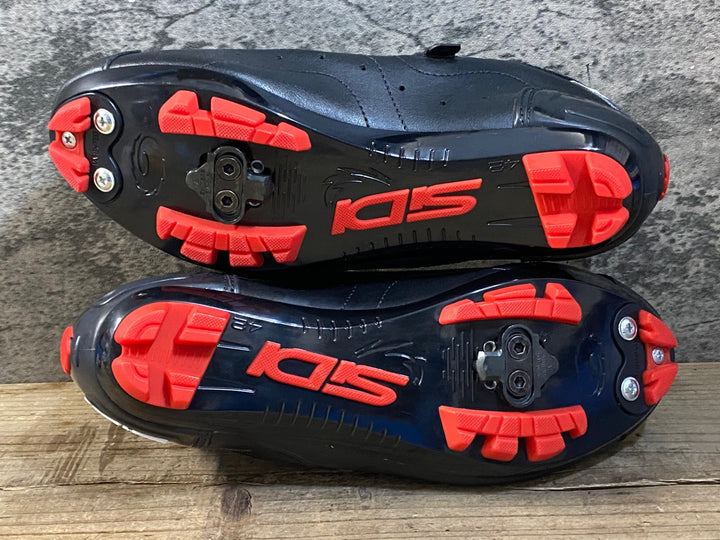 KG391 シディ SIDI TRACE MTB ビンディングシューズ 黒 SPD EU42 ※ペン字あり