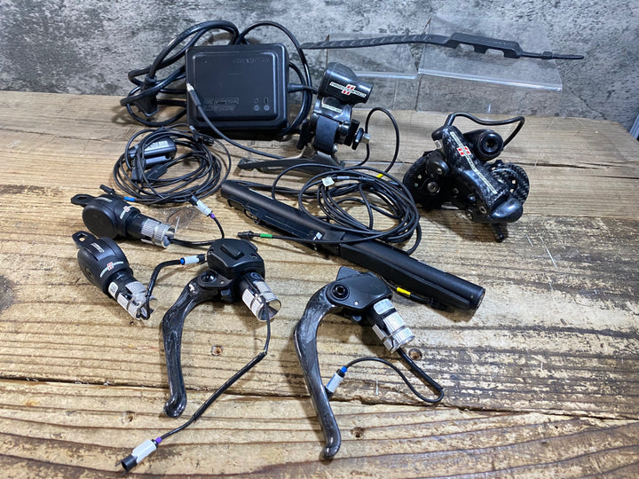 JT982 カンパニョーロ Campagnolo RECORD EPS レコードEPS TT 変速セット レバー FD RD ユニット ケーブル 充電器 ※右ブレーキレバー接触不良