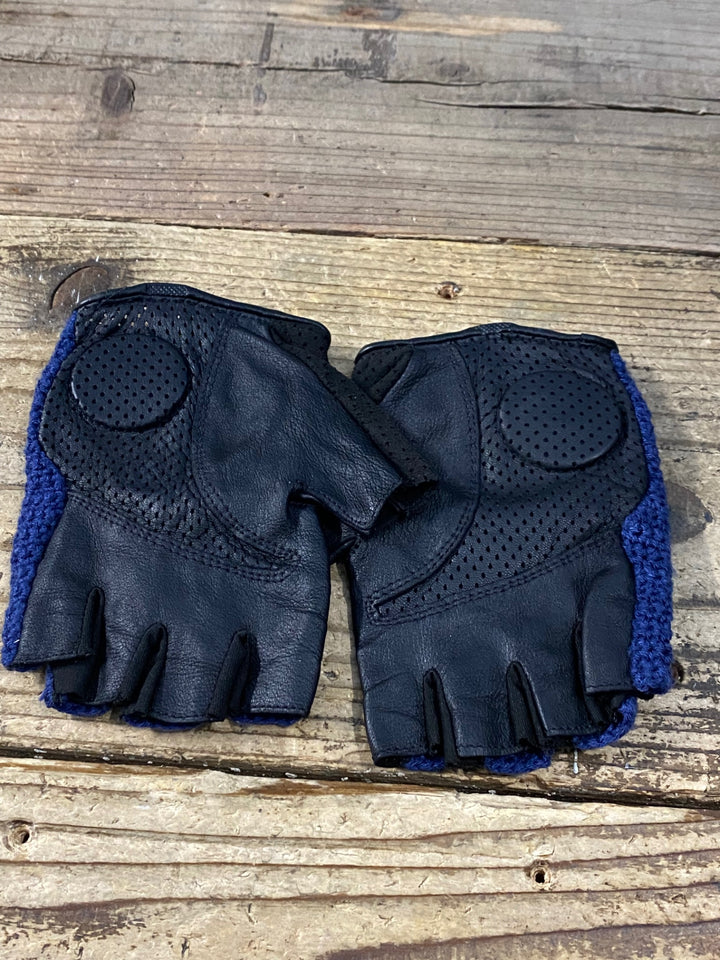 KH999 ラファ Rapha CLASSIC MITTS 指切り グローブ 紺 黒 ※サイズ不明