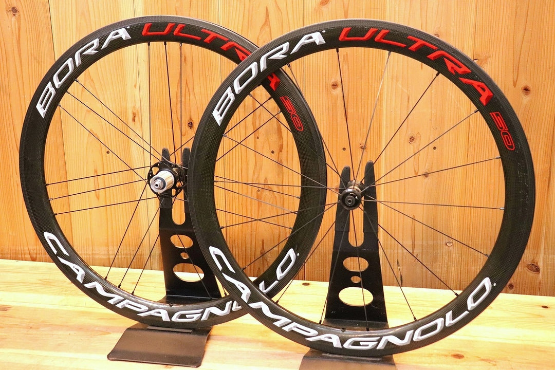 カンパニョーロ CAMPAGNORO ボーラ BORA ULTRA 50 カーボン クリンチャー ホイールセット シマノ 11S/12S 【芦屋店】