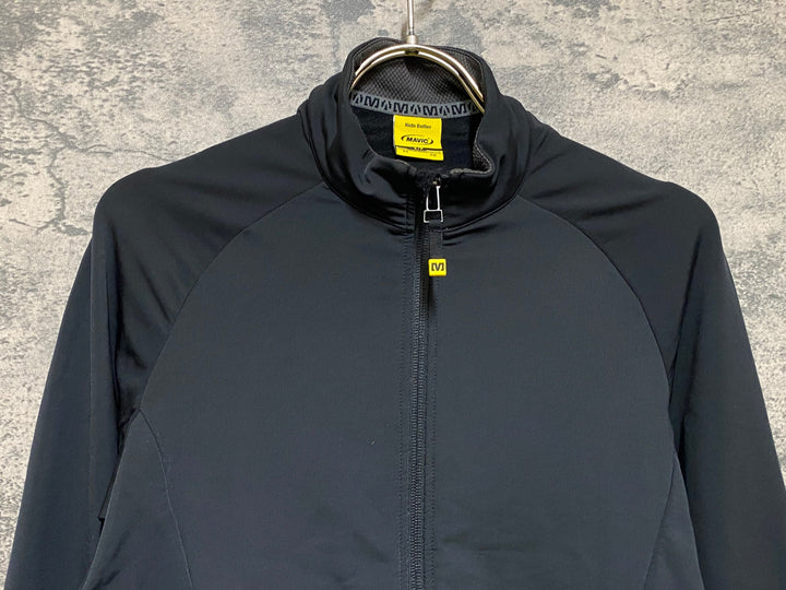 JO355 マヴィック MAVIC 長袖サイクルジャージ M 黒 裏起毛