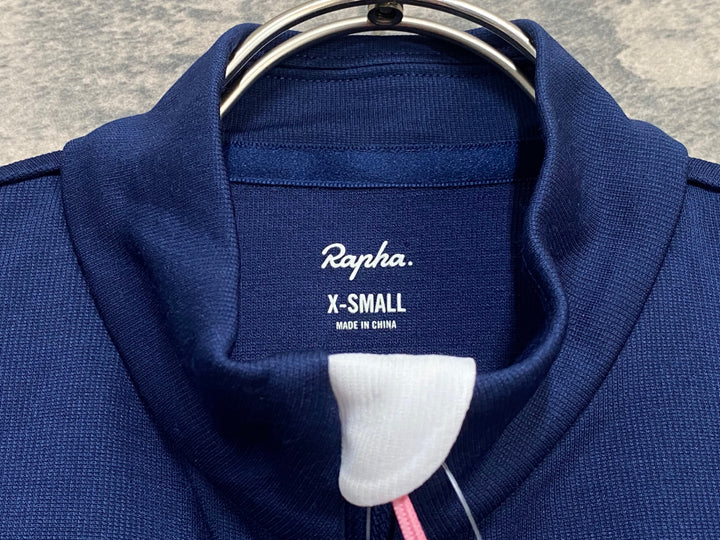 KM408 ラファ Rapha MEN'S CLASSIC JERSEY 半袖 サイクルジャージ 紺 XS