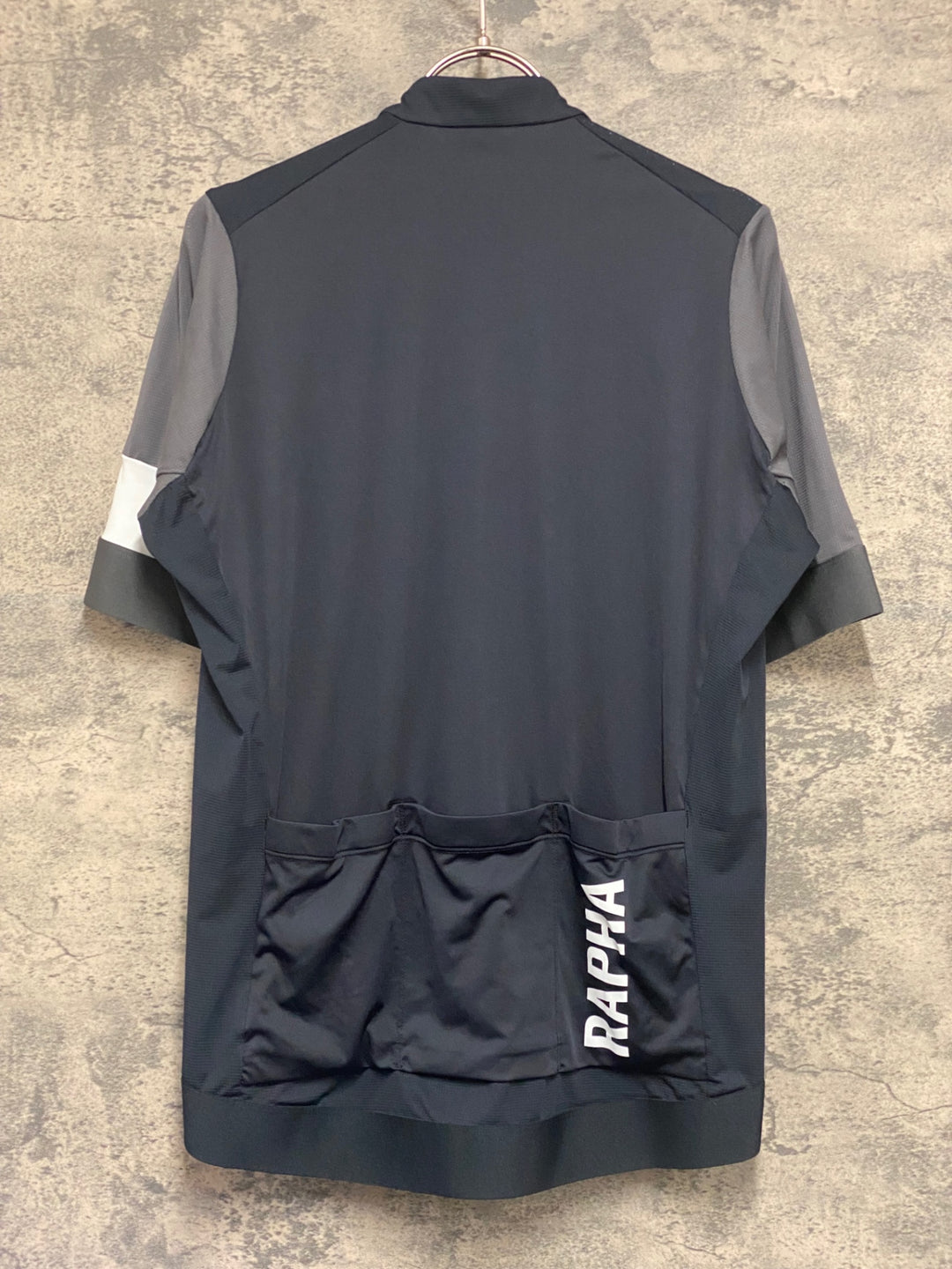 KF092 ラファ Rapha PRO TEAM TRAINING JERSEY 半袖 サイクルジャージ 黒 XL