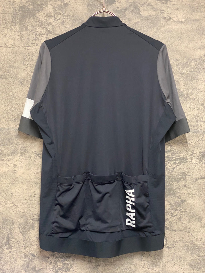 KF092 ラファ Rapha PRO TEAM TRAINING JERSEY 半袖 サイクルジャージ 黒 XL