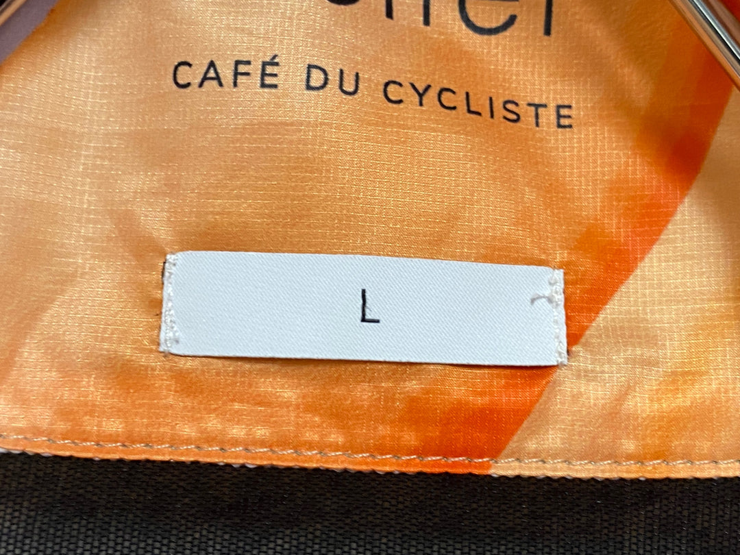JK608 カフェドシクリステ Cafe du Cycliste atelier GAELLA 長袖 ウインドブレイカー 総柄 L