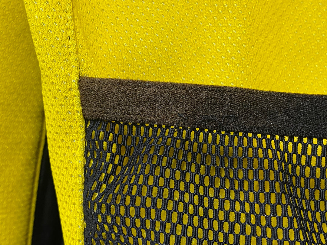 JZ004 ゴアバイクウェア GORE BIKE WEAR 長袖 サイクルジャケット 黃 M 裏起毛 WINDSTOPPER