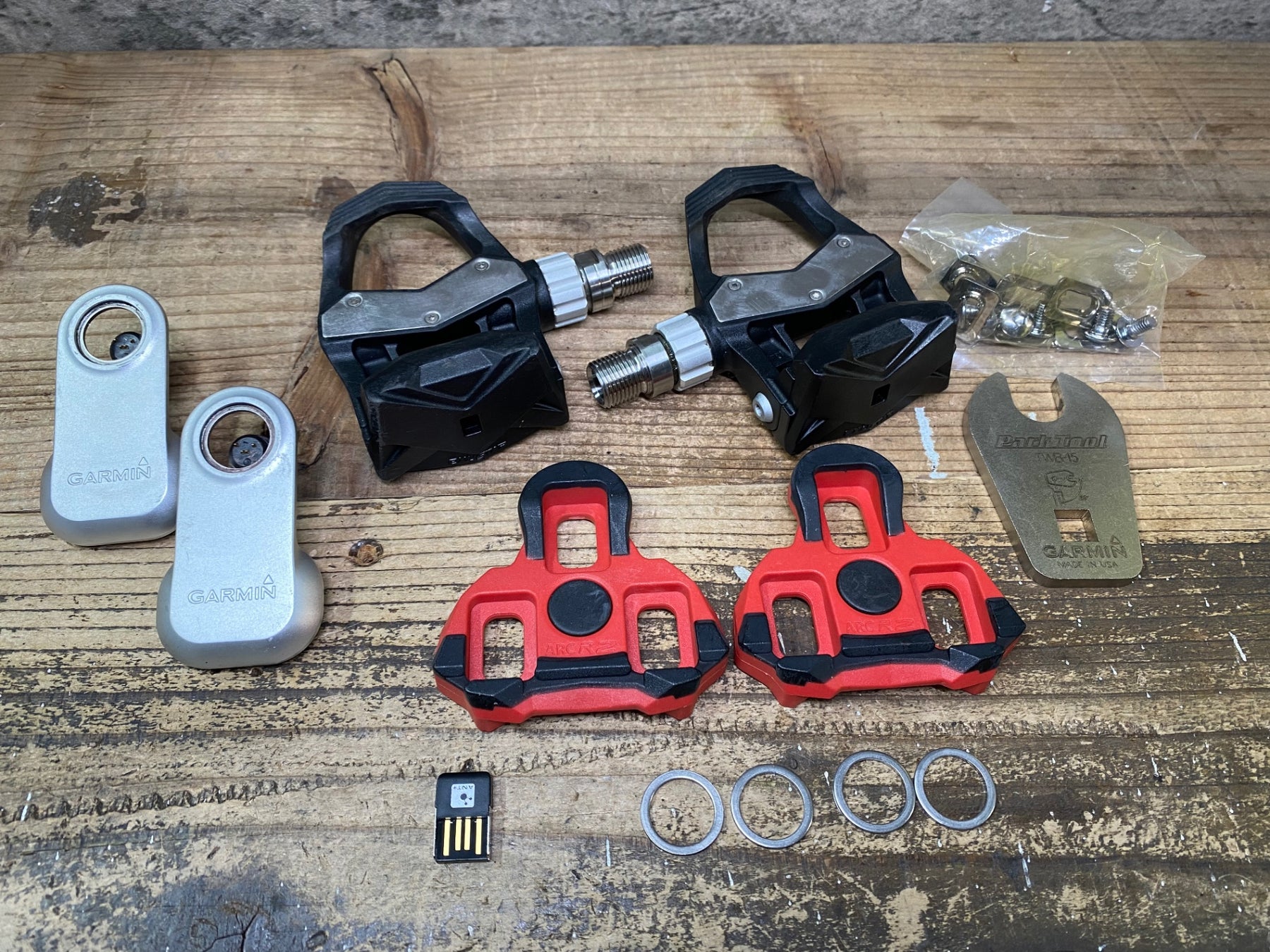 JE804 ガーミン GARMIN ベクター VECTOR J パワーメーター ペダル型 軸