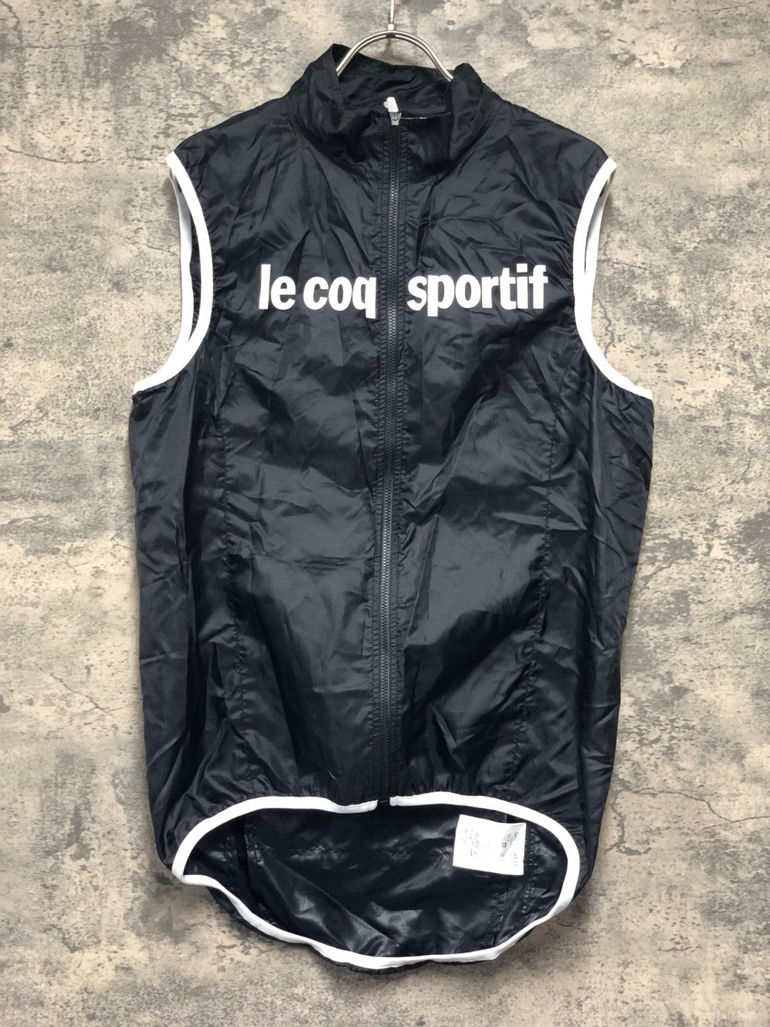 KK447 ルコックスポルティフ le coq sportif サイクルベスト ジレ 黒 O