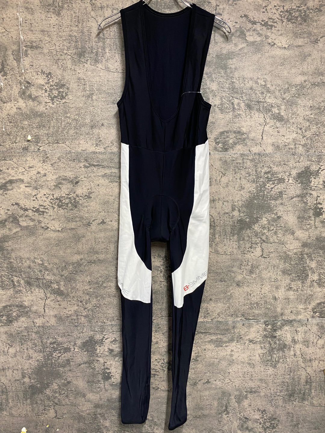 JK722 ビエンメ BENMME 裏起毛 ビブタイツ 黒 M