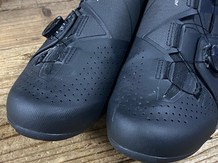 KM049 シマノ SHIMANO SHRC300M L01 E ビンディングシューズ 黒 SPD-SL EU44E