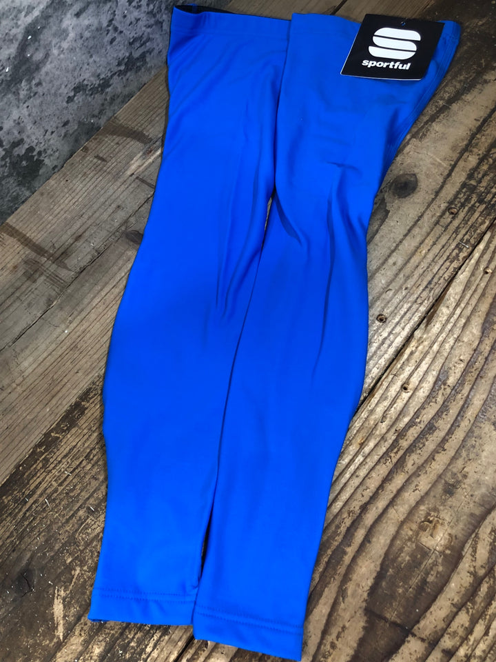 JS540 スポーツフル SPORTFUL LEG WARMWERS レッグウォーマー  青 S 裏起毛