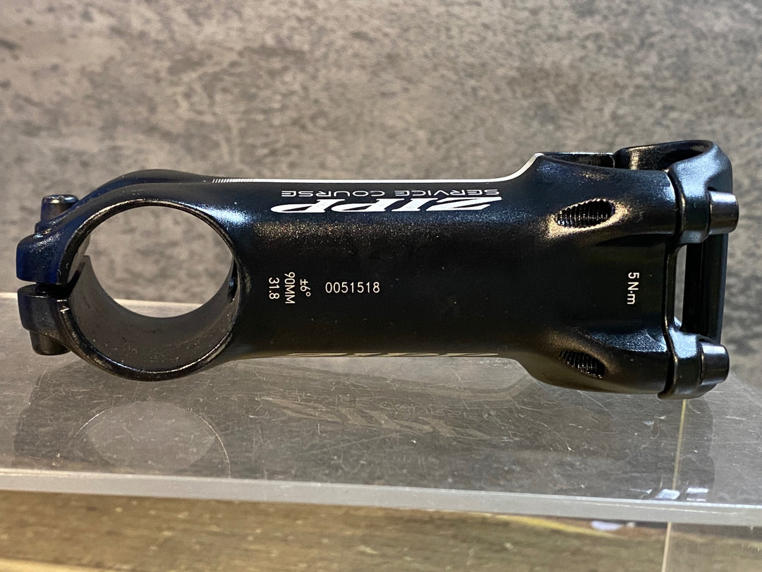JO967 ジップ ZIPP SERVICE COURSE SL アルミ ステム 黒 90mm Φ31.8 OS -6°