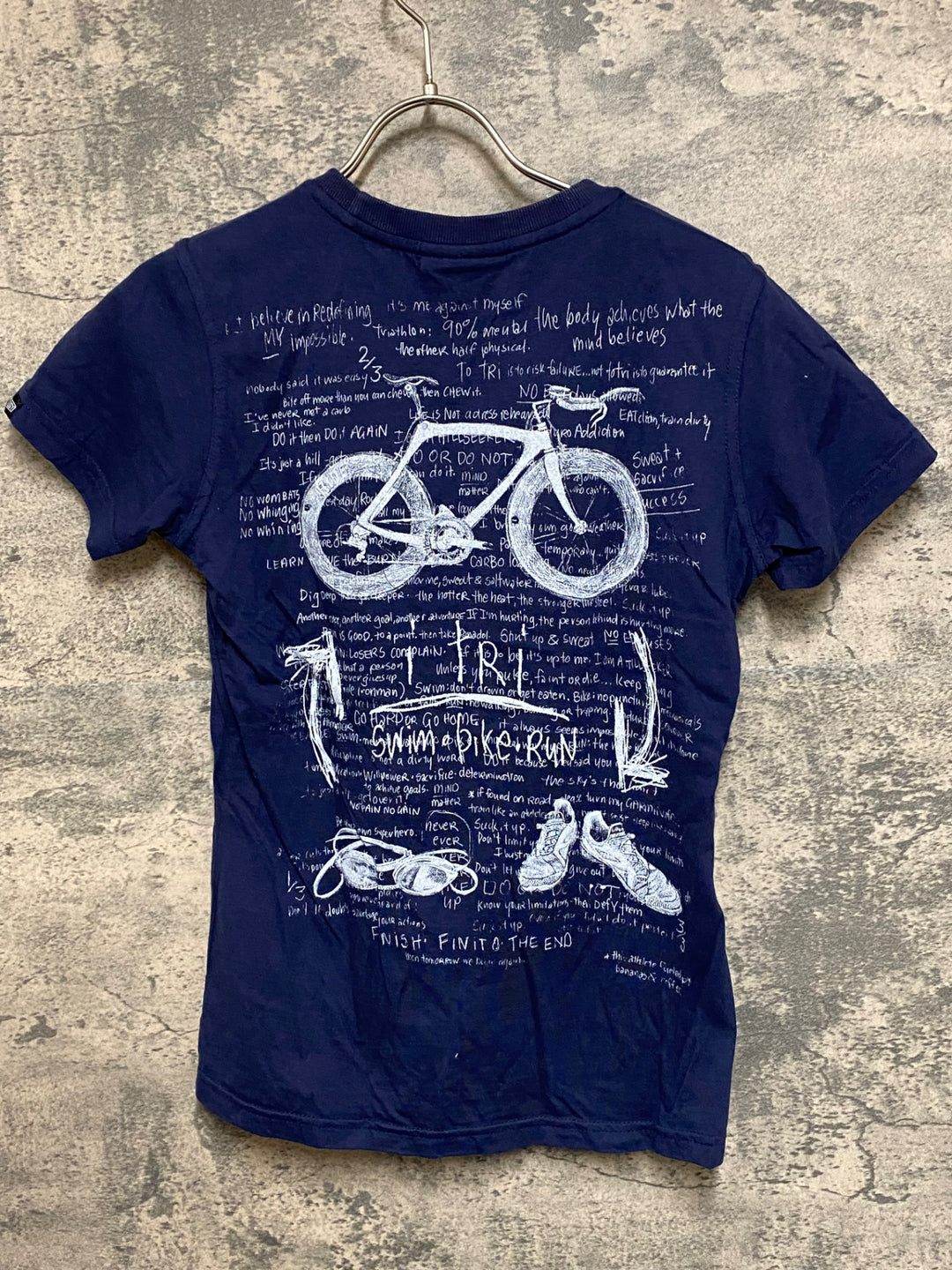 JS112 サイコロジー CYCOLOGY 半袖 Tシャツ 紺 レディース S