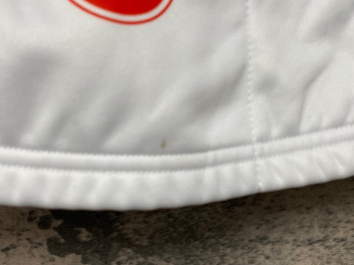 JF436 カステリ CASTELLI ROSSOCORSA 長袖 サイクルジャージ 青 S 裏起毛