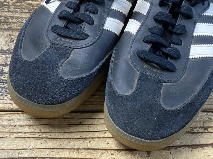 KG505 アディダス adidas ベロサンバ VELOSAMBA ビンディングシューズ 2穴 黒 26.5cm