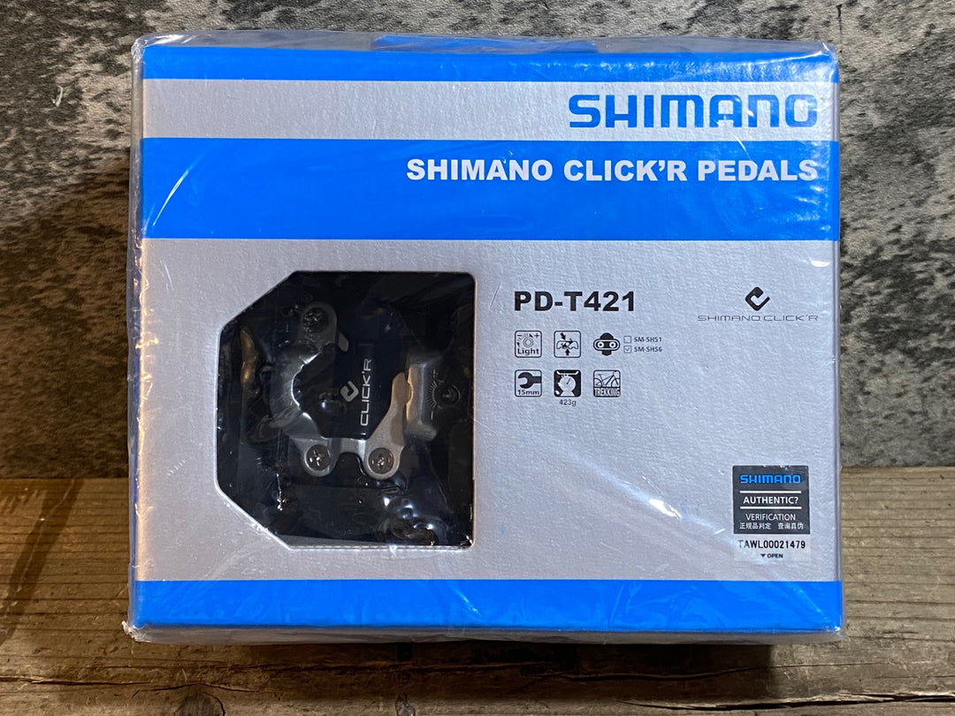 KA801 シマノ SHIMANO PD-T421 ビンディングペダル CLICK'R SPD