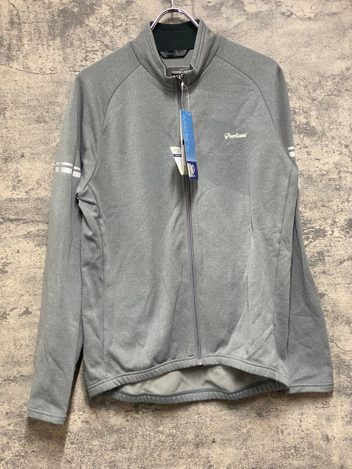 KP699 パールイズミ PEARL iZUMi 長袖 サイクルジャージ グレー L 裏起毛 未使用