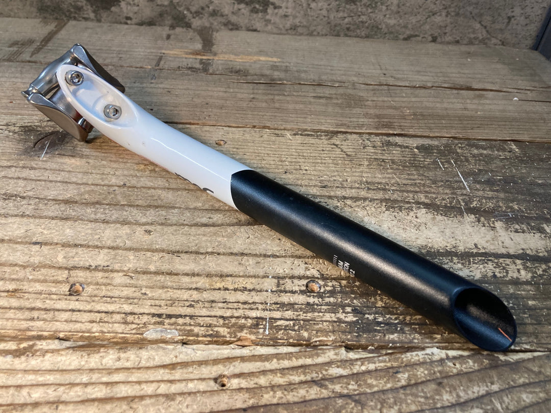 JQ258 デダ Deda ZERO 100 SERVIZIO CORSE アルミ シートポスト 280mm Φ27.2 黒白