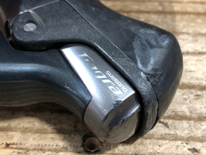 KI895 シマノ SHIMANO ティアグラ Tiagra ST-4700 右 STIレバー 10s ※ブラケットカバー劣化,クランプ欠品,動作不具合のためジャンク