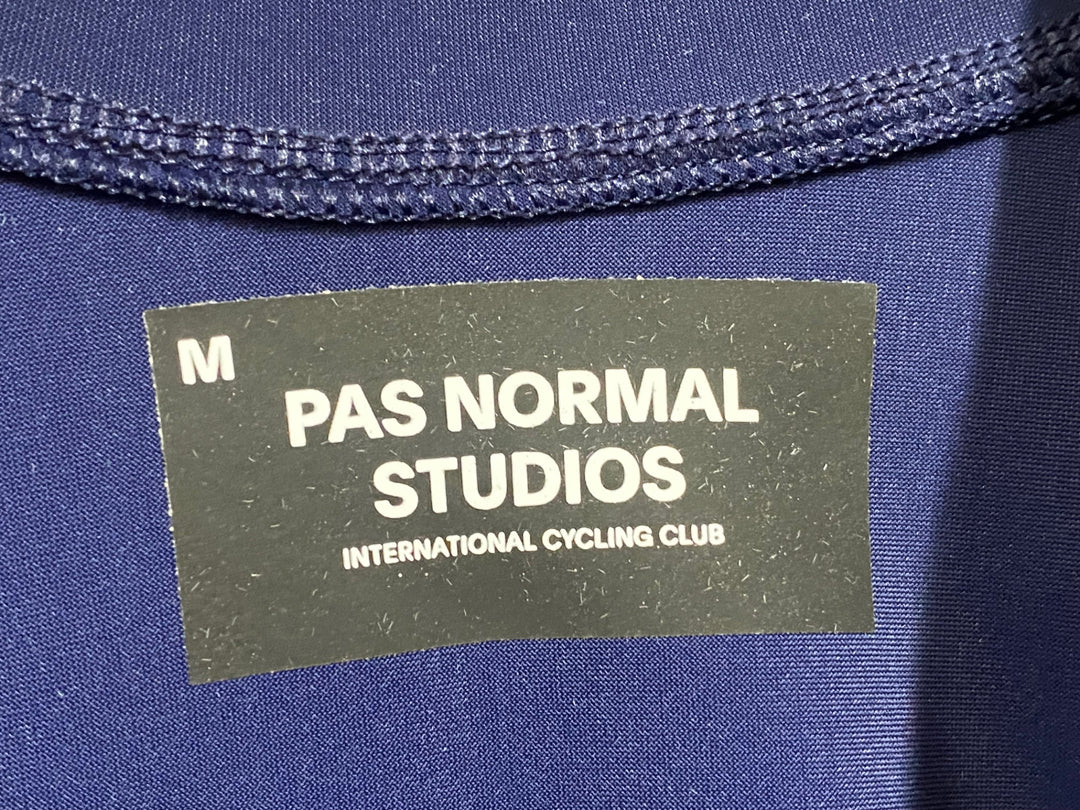 JN771 パスノーマルスタジオ PAS NORMAL STUDIOS 半袖 サイクルジャージ 紺 M