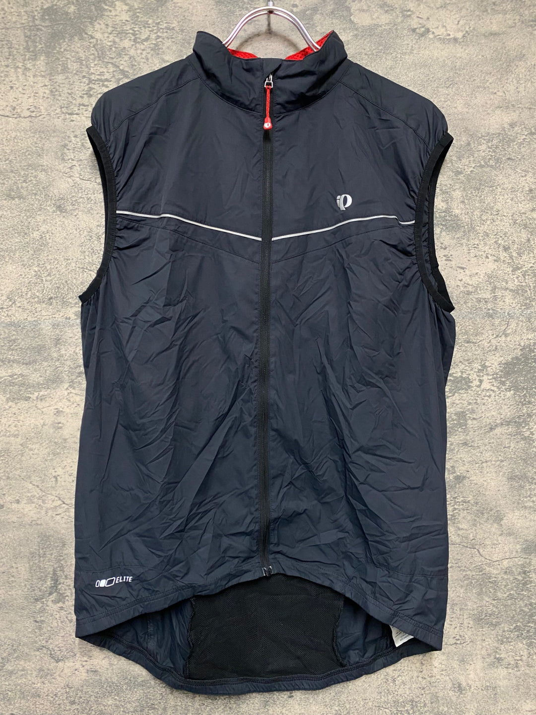KK062 パールイズミ PEARL iZUMi サイクルベスト ジレ 黒 サイズ不明 ※タグ劣化