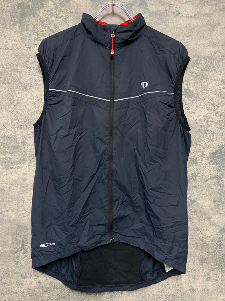 KK062 パールイズミ PEARL iZUMi サイクルベスト ジレ 黒 サイズ不明 ※タグ劣化