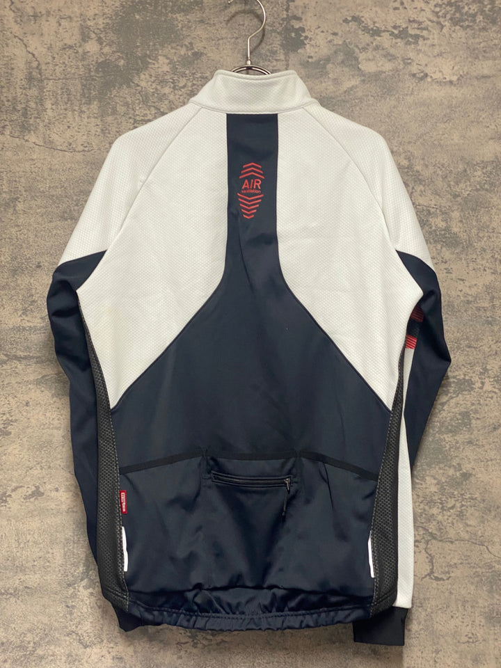 KC229 パールイズミ PEARL iZUMi 長袖サイクルジャケット 白 L 裏起毛