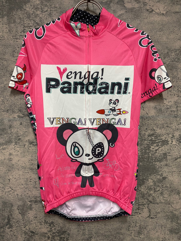 KD593 パンダーニ Pandani 半袖 サイクルジャージ ピンク S レディース