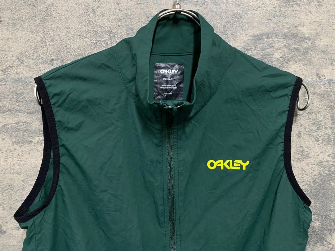 KA736 オークリー OAKLEY サイクルベスト ジレ 緑 L