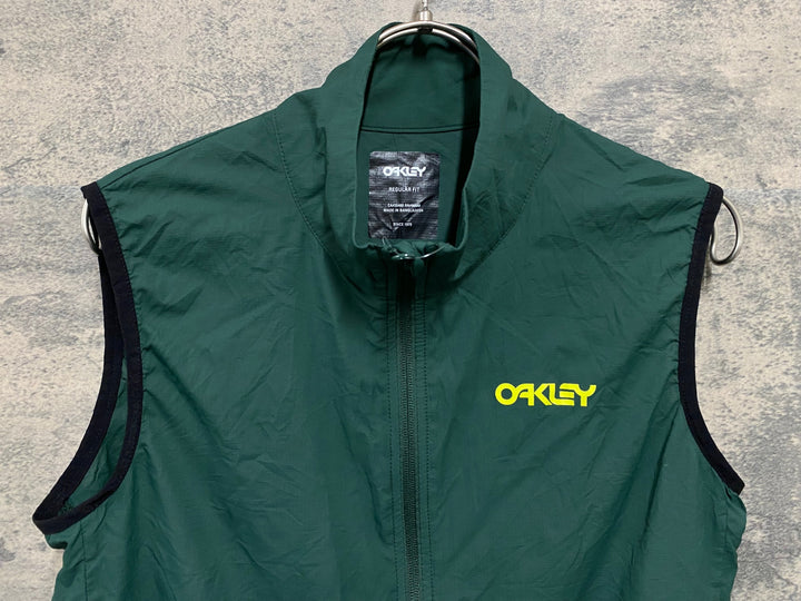 KA736 オークリー OAKLEY サイクルベスト ジレ 緑 L