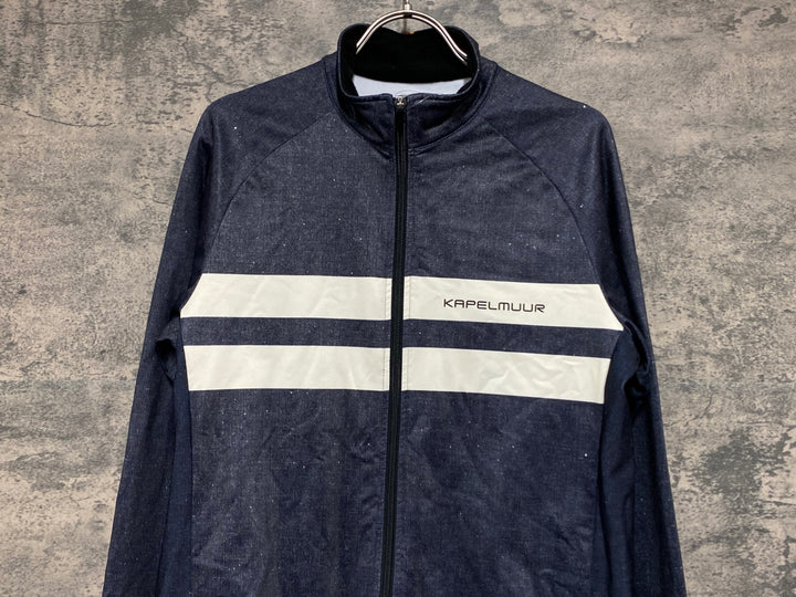 JV506 カペルミュール KAPELMUUR 長袖 サイクルジャケット デニムデザイン L 裏起毛