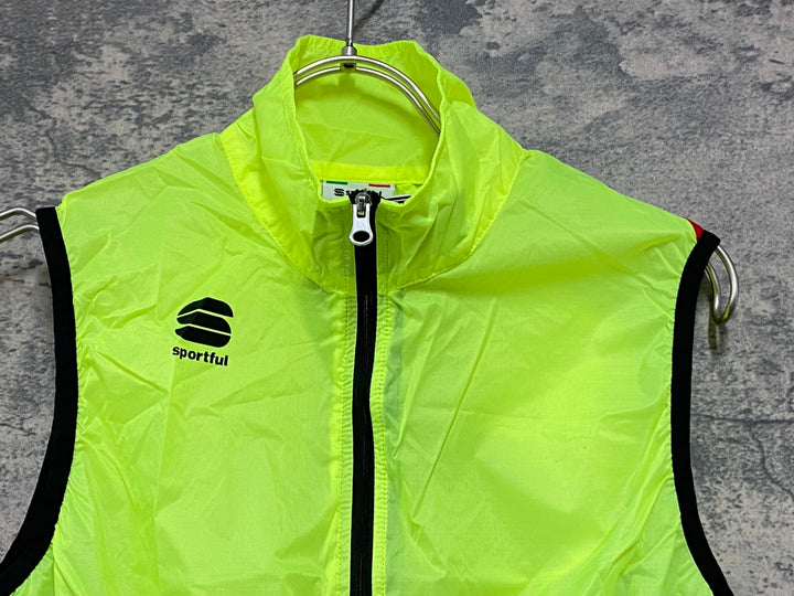 JS542 スポーツフル SPORTFUL HOTPACK 5 VEST ジレ サイクルベスト 黄 S