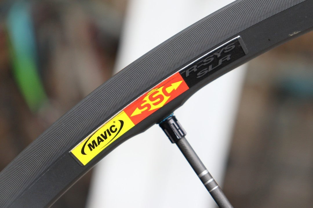 マヴィック MAVIC R-SYS SLR アルミ クリンチャー ホイールセット シマノ11S/12S ナローリム 15C 【横浜店】