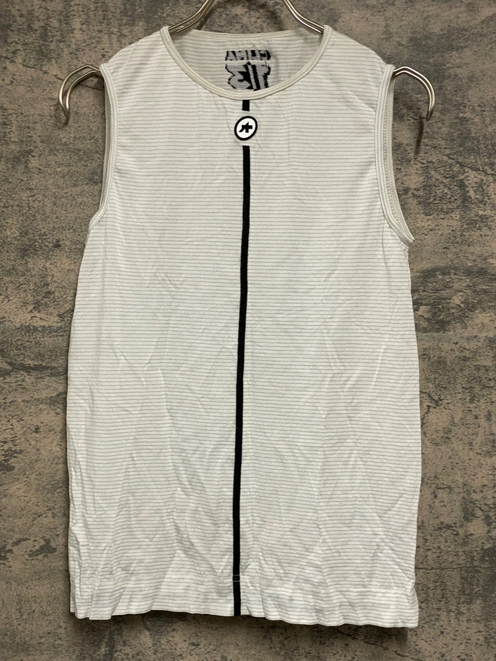 JO785 アソス ASSOS スキンレイヤー SKIN LAYER ノースリーブ 白 Mサイズ