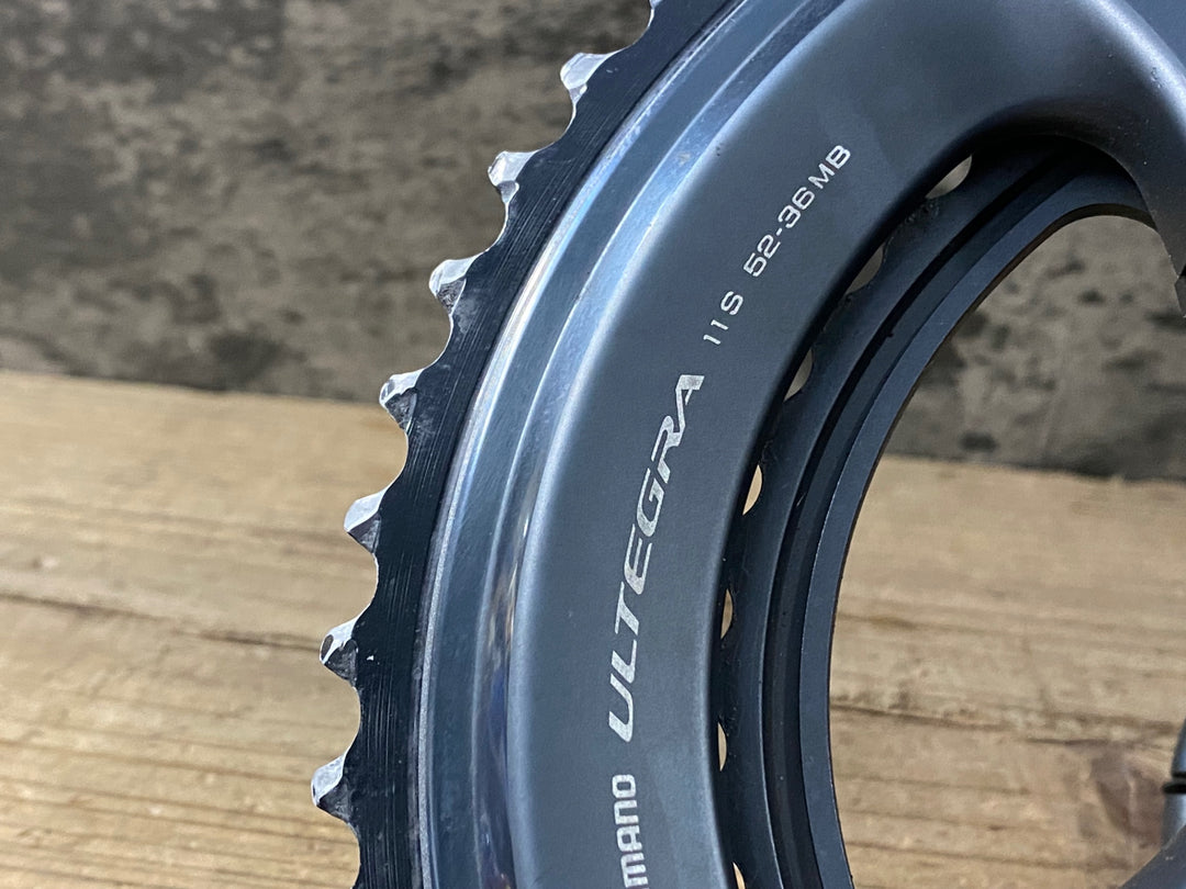 KK049 シマノ SHIMANO アルテグラ ULTEGRA FC-6800 クランクセット 52/36T 172.5mm