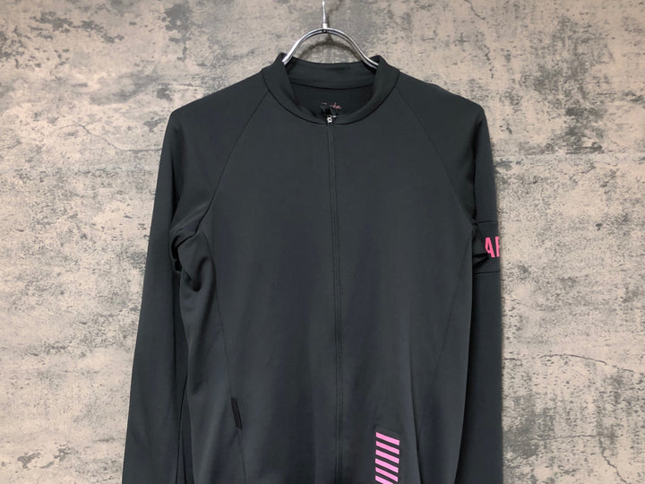 JO805 ラファ Rapha PRO TEAM LONG SLEEVE TRAINING JERSEY 長袖 サイクルジャージ 黒 S
