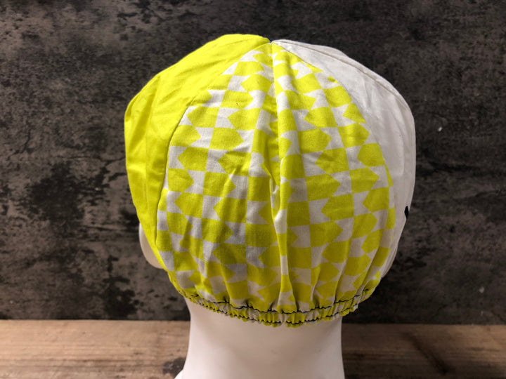 KA295 ラファ Rapha CAP SMU LINCOLN GP サイクルキャップ 黄 白 ワンサイズ