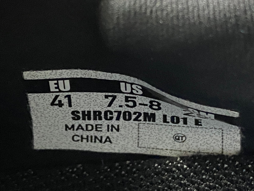JP136 シマノ SHIMANO PC7 SHRC702M WIDE ビンディングシューズ 3穴 BOA シルバー 黒 EU41