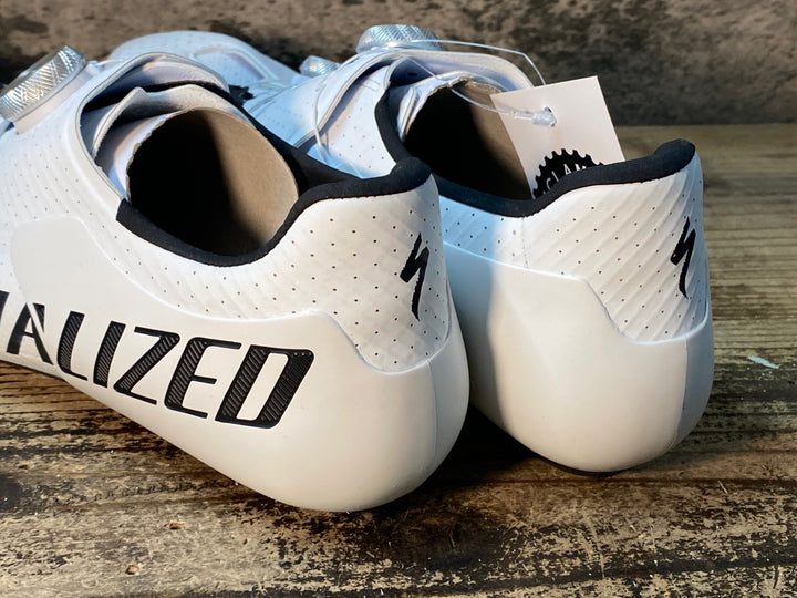 JM427 スペシャライズド SPECIALIZED エスワークス S-WORKS ARES 2 RD ビンディングシューズ TEAM 白 EU43.5 SPD-SL