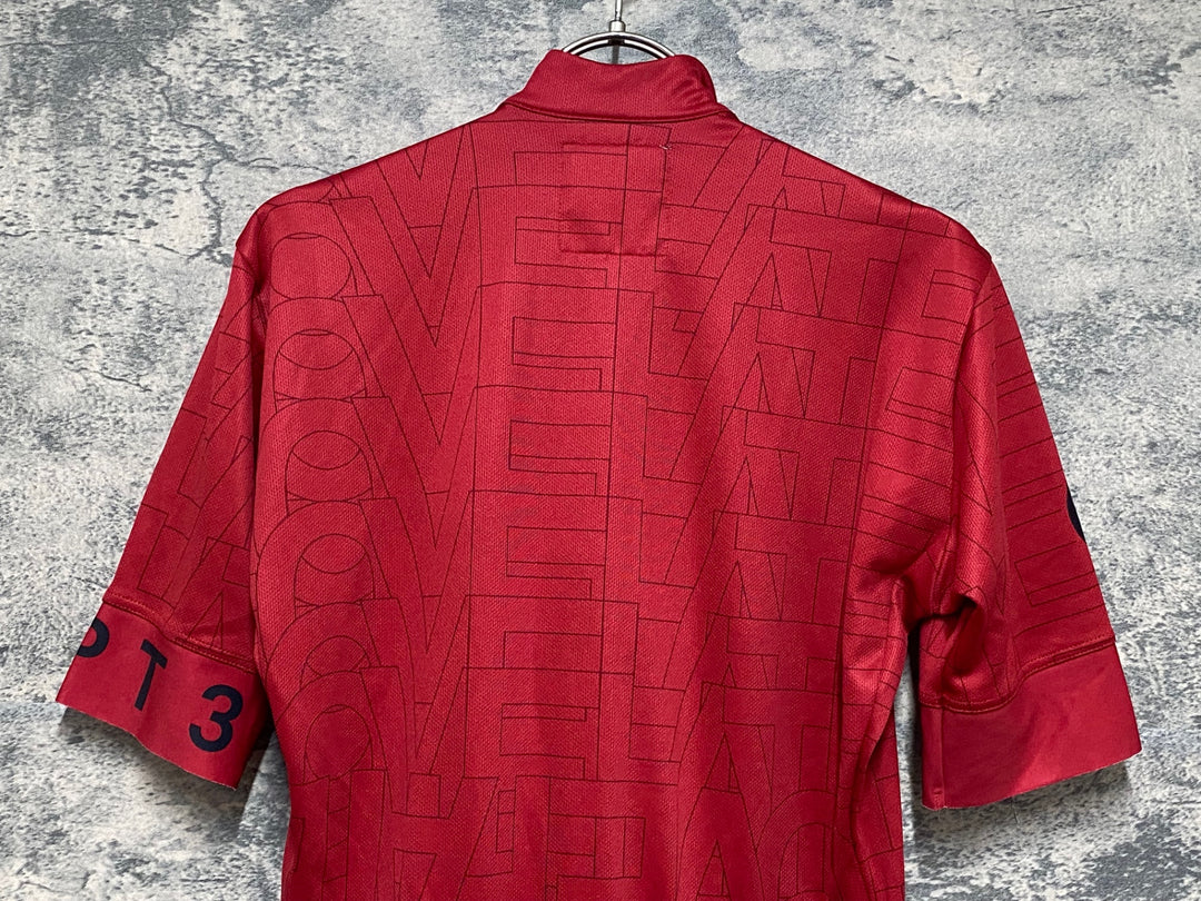 KF192 CHPT3×CASTELLI 半袖 サイクルジャージ 赤 M