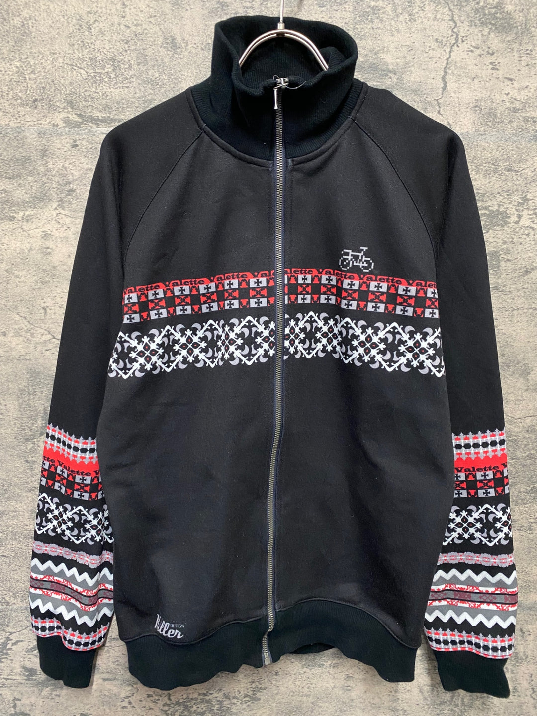 KB791 バレット VALETTE 長袖 サイクルジャケット 黒 L