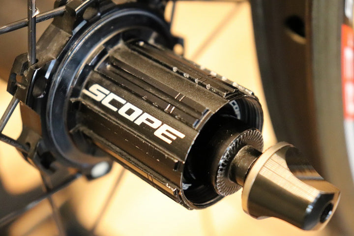 スコープ SCOPE R5C カーボン チューブレスレディ ホイールセット シマノ 12/11S ワイドリム 19C 【芦屋店】