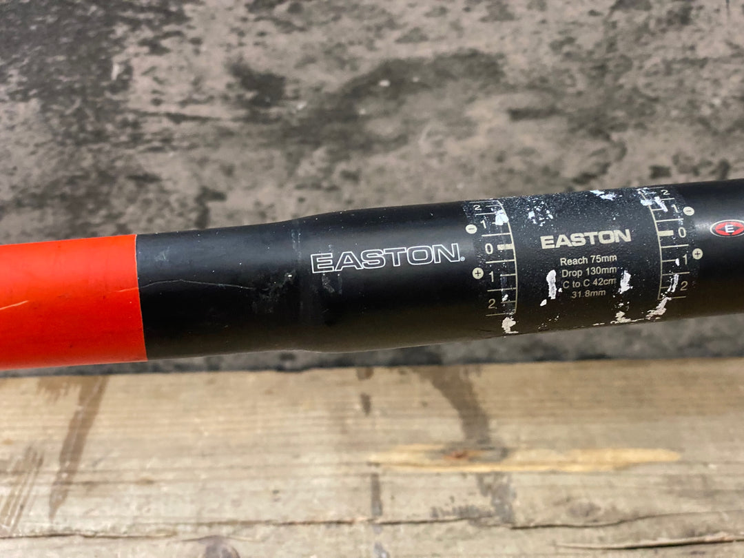 KR182 イーストン EASTON EC90 SLX3 カーボン ドロップハンドル 赤 黒 エンドC-C420mm