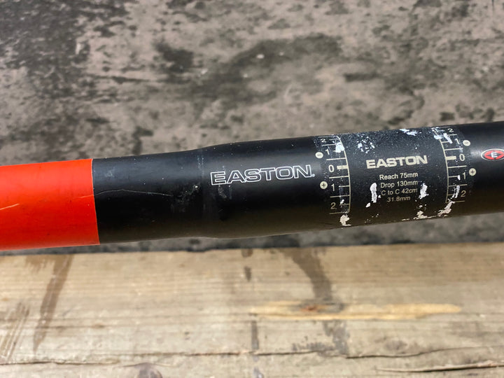 KR182 イーストン EASTON EC90 SLX3 カーボン ドロップハンドル 赤 黒 エンドC-C420mm